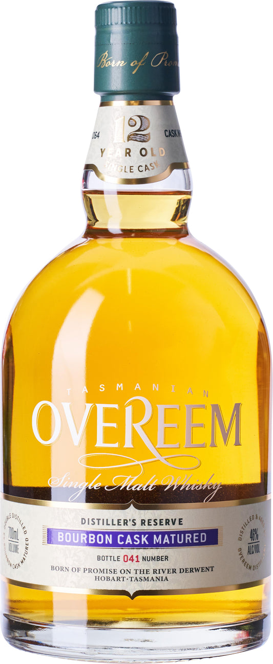 Overeem 12 Year Old Single Cask Bourbon #Ohd064 Single Malt Whisky 700ml