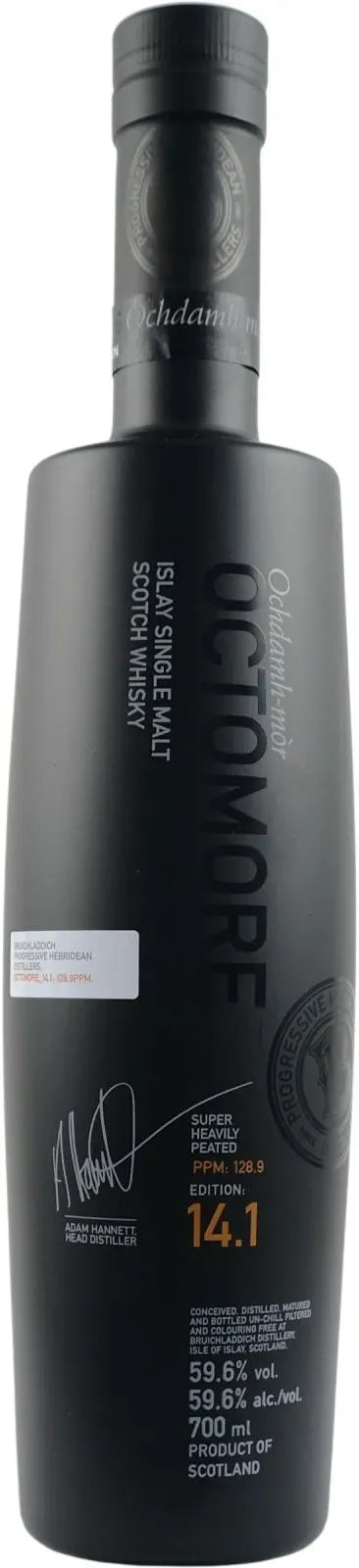 Octomore 14.1 Peated Single Malt Scotch Whisky 700ml-Spirits-Octomore-Afterpay-Alcohol-Delivery-Barrel-and-Batch-