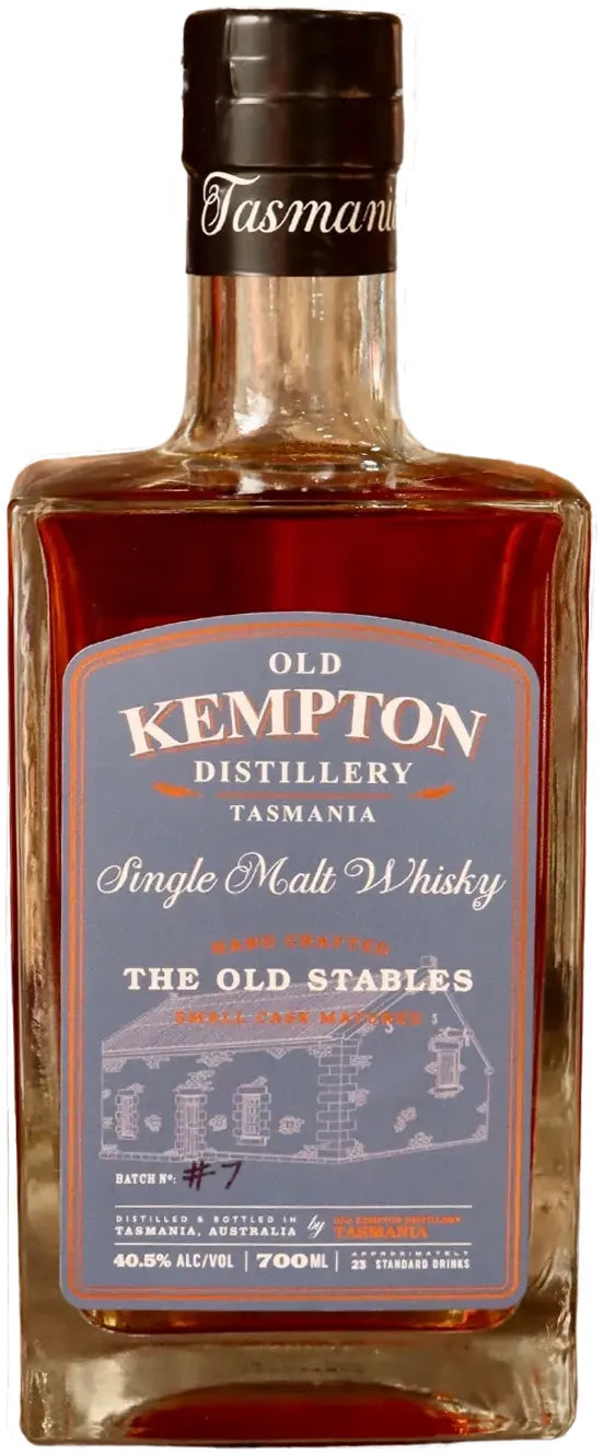 Old Kempton Distillery Old Stables Single Malt Whisky 700ml-Spirits-Old Kempton Tasmanian-Afterpay-Alcohol-Delivery-Barrel-and-Batch-