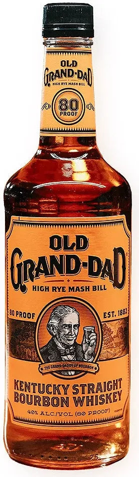 Old Grand Dad 80 Proof Bourbon Whiskey 1L