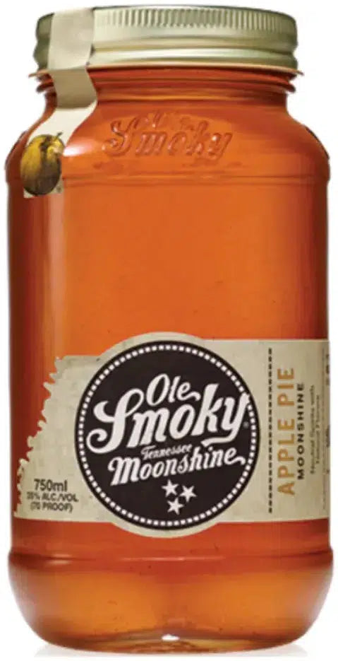 Ole Smoky Apple Pie Moonshine 750ml-Spirits-Ole Smoky-Afterpay-Alcohol-Delivery-Barrel-and-Batch-