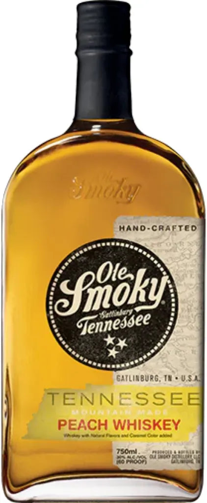 Ole Smoky Peach Whiskey 750ml-Spirits-Ole Smoky-Afterpay-Alcohol-Delivery-Barrel-and-Batch-