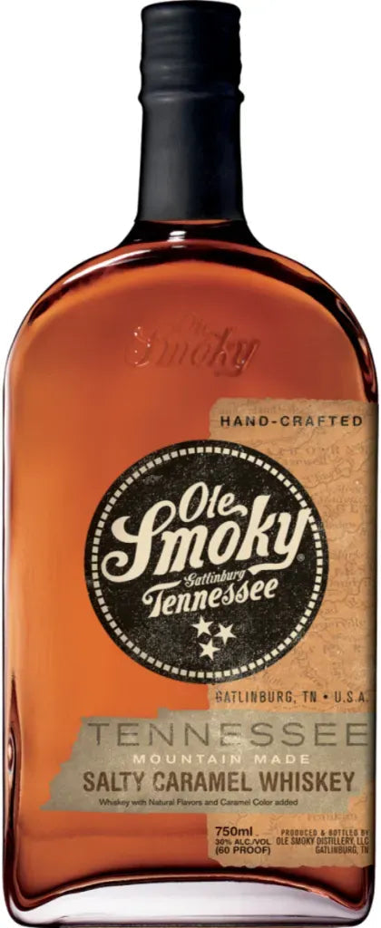 Ole Smoky Salty Caramel Whiskey 750ml-Spirits-Ole Smoky-Afterpay-Alcohol-Delivery-Barrel-and-Batch-