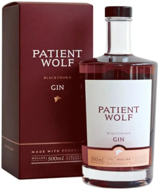 Patient Wolf Blackthorn Gin Gift Box 500ml-Spirits-Patient Wolf-Afterpay-Alcohol-Delivery-Barrel-and-Batch-