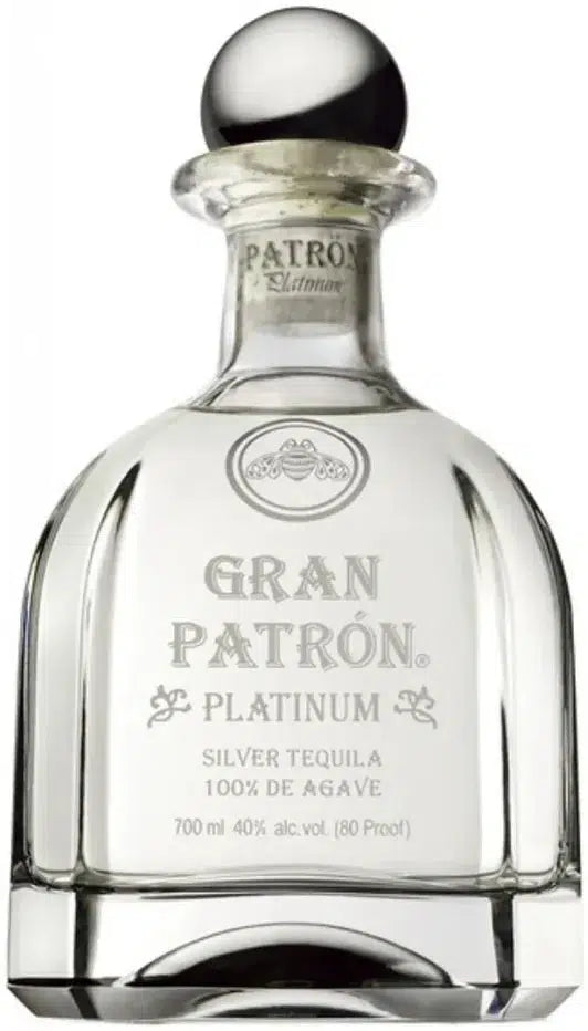 Patron Gran Platinum Tequila 750ml-Spirits-Patron-Afterpay-Alcohol-Delivery-Barrel-and-Batch-