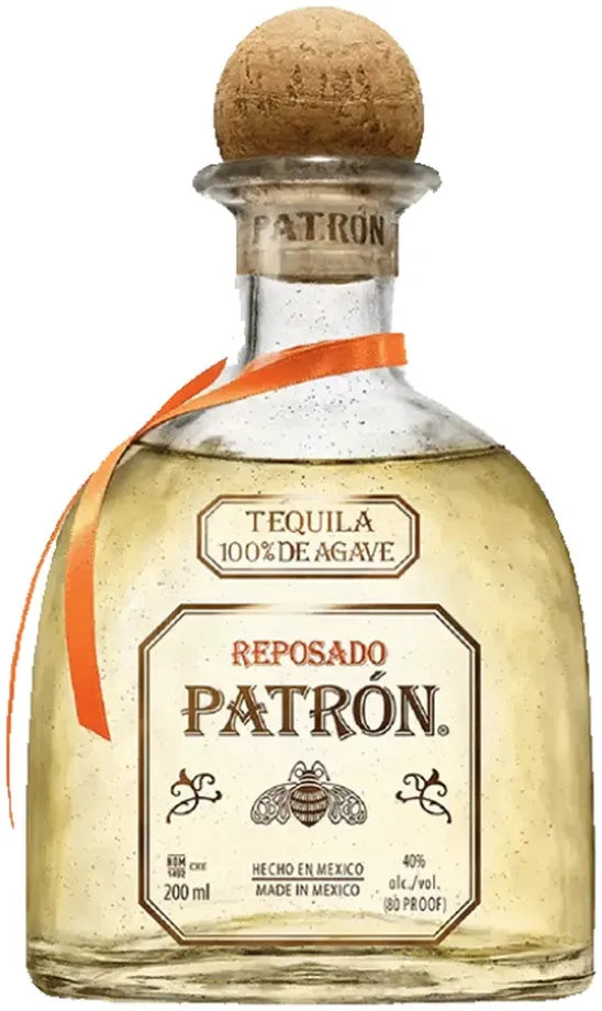 Patron Reposado Tequila 200ml-Spirits-Patron-Afterpay-Alcohol-Delivery-Barrel-and-Batch-