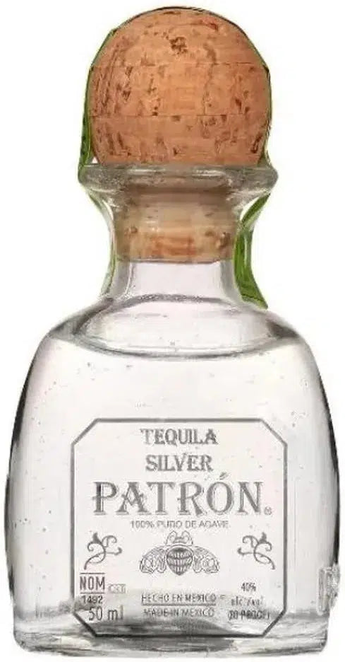 Patron Silver Tequila Mini 50ml-Spirits-Patron-Afterpay-Alcohol-Delivery-Barrel-and-Batch-