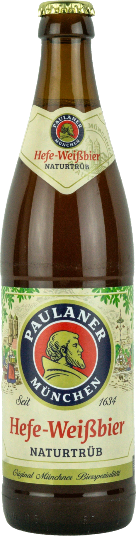 Paulaner Hefe-Weissbier Naturtrüb German Wheat Beer 5.5% 20 Pack Bottles 500ml | Barrel & Batch