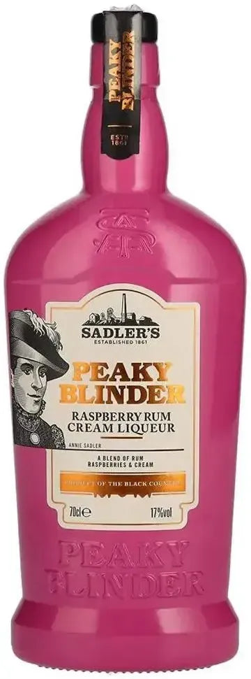 Buy Peaky Blinder Raspberry Rum Cream Liqueur 700ml Online at Barrel and Batch