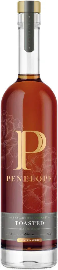 Penelope Toasted Barrel Finish Straight Rye Whiskey 750ml-Spirits-Penelope-Afterpay-Alcohol-Delivery-Barrel-and-Batch-