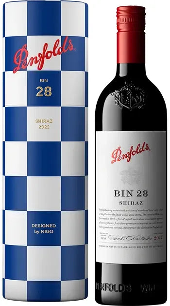 Penfolds Bin 28 Shiraz 2022 Nigo Gift Box 750ml-Wine-Penfolds-Afterpay-Alcohol-Delivery-Barrel-and-Batch-