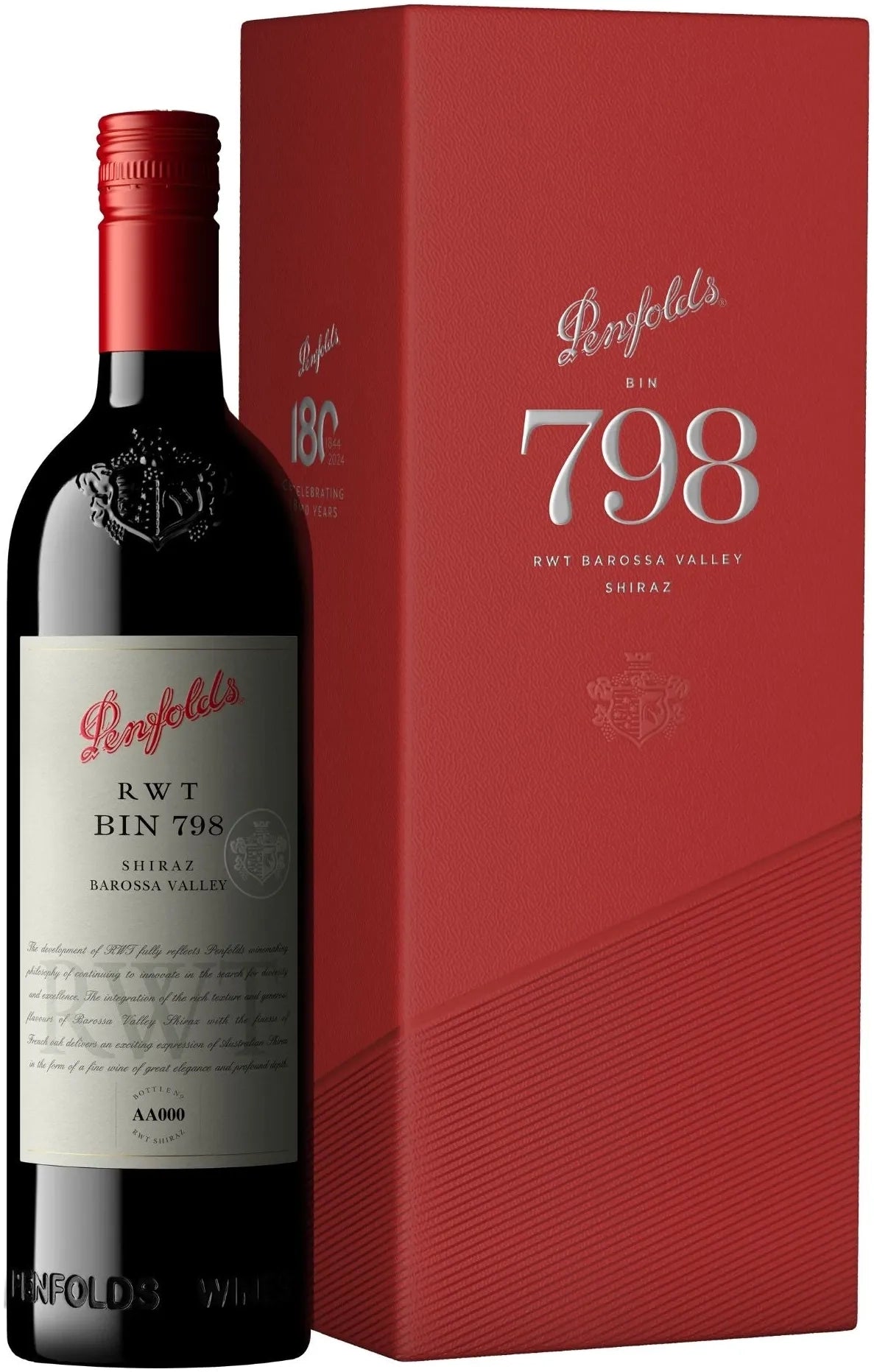 Penfolds RWT Bin 798 Barossa Valley Shiraz 2024 (Gift Box) 750ml | Barrel & Batch