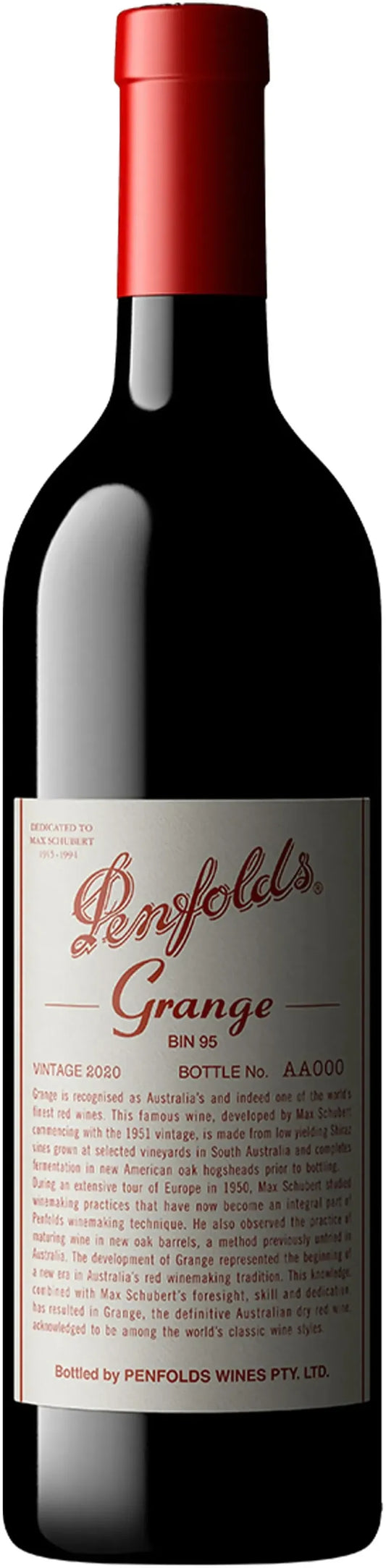 Buy Penfolds Grange 2020 750ml Online at Barrel and Batch