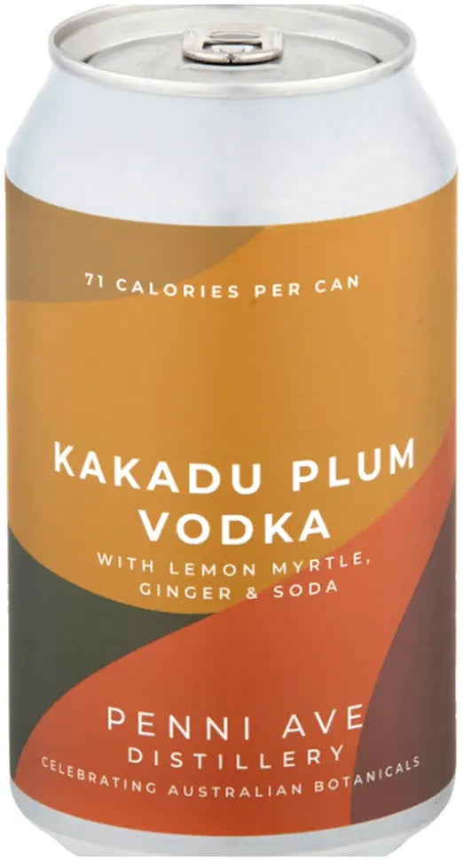 Penni Ave Distillery Kakadu Plum Vodka with Lemon Myrtle Soda 355ml-Pre-Mixed Drinks-Penni Ave Distillery-Afterpay-Alcohol-Delivery-Barrel-and-Batch-