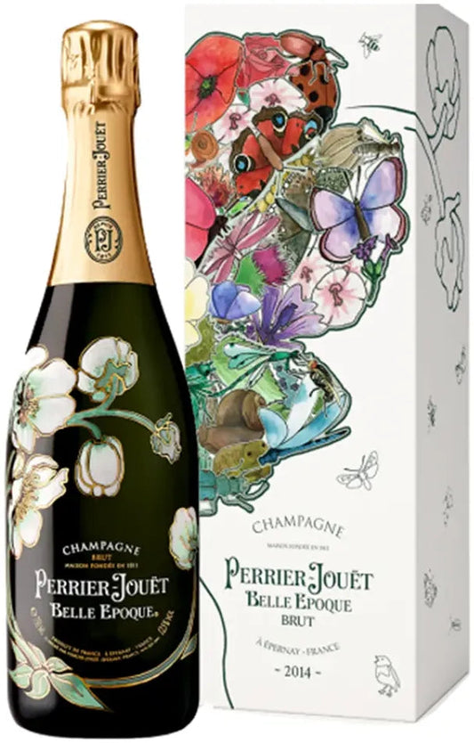 Perrier Jouet Belle Epoque Vintage Champagne & Gift Box 750ml-Wine-Perrier Jouet-Afterpay-Alcohol-Delivery-Barrel-and-Batch-