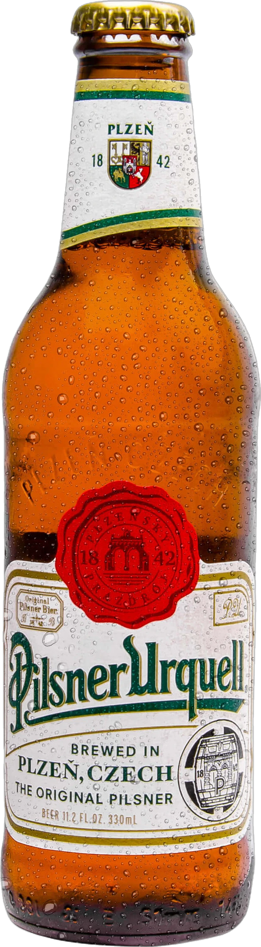 Pilsner Urquell Czech Pilsner 4.4% 24 Pack Bottles 330ml | Barrel & Batch