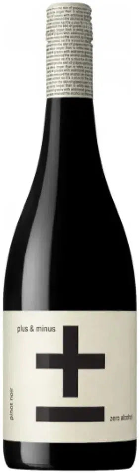 Plus & Minus Non Alcoholic Pinot Noir 750ml-Wine-Plus & Minus-Afterpay-Alcohol-Delivery-Barrel-and-Batch-