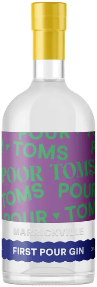 Poor Toms First Pour Gin 700ml-Spirits-Poor Toms-Afterpay-Alcohol-Delivery-Barrel-and-Batch-