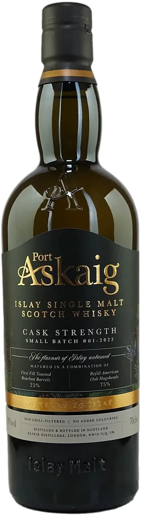 Port Askaig Cask Strength Single Malt Scotch Whisky 700ml-Spirits-Port Askaig-Afterpay-Alcohol-Delivery-Barrel-and-Batch-