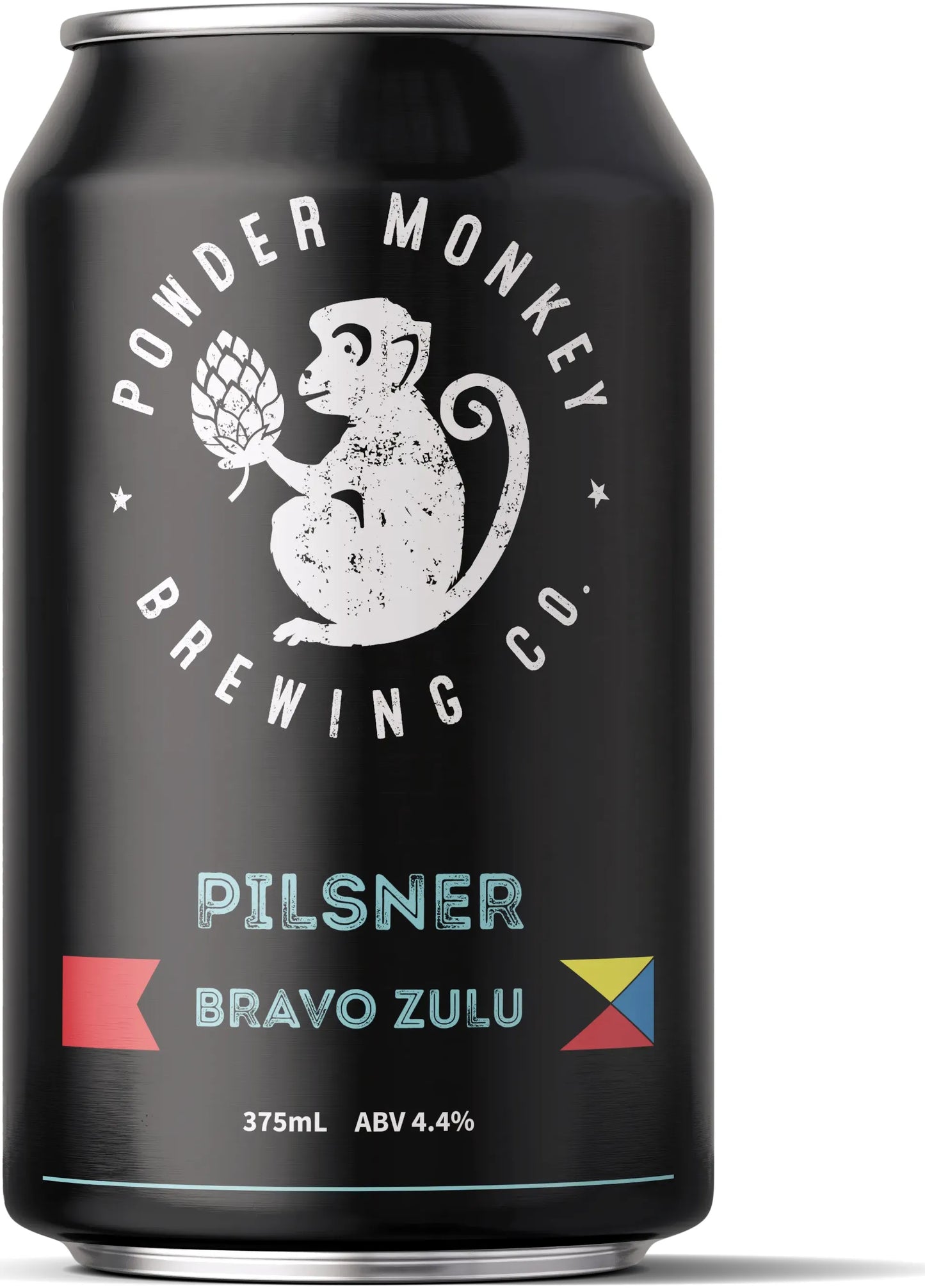 Powder Monkey Brewing Co Bravo Zulu Pilsner 4.4% 16 Pack Cans 375ml | Barrel & Batch