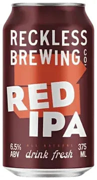 Reckless Brewing Red IPA 375ml-Beer-Reckless Brewing-Afterpay-Alcohol-Delivery-Barrel-and-Batch-
