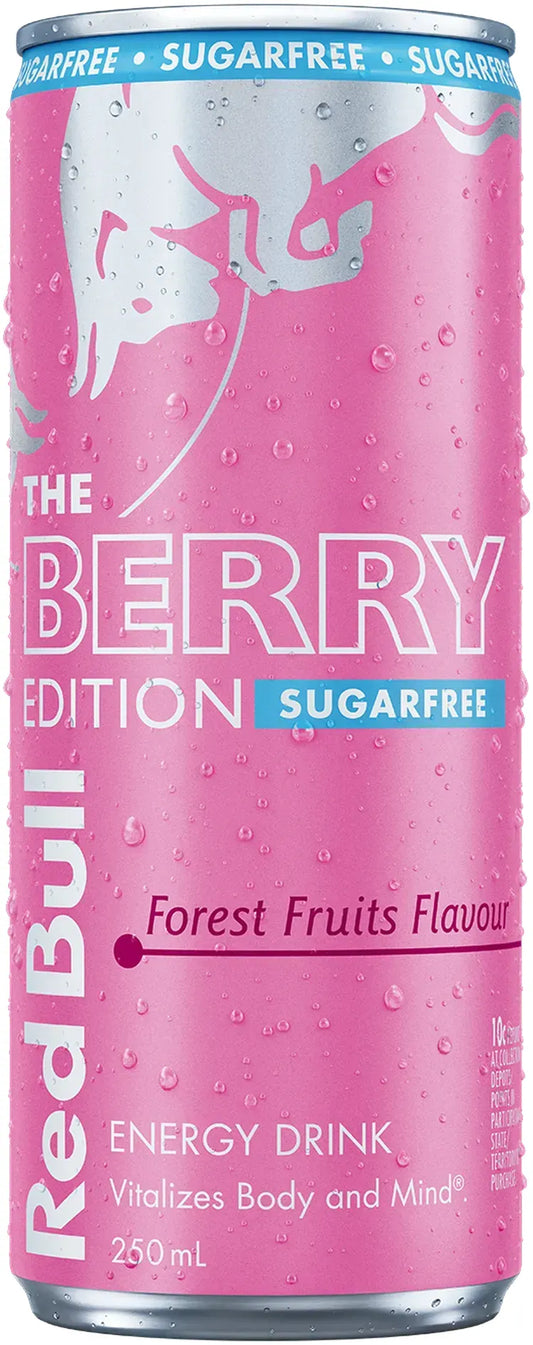 Red Bull Sugarfree Berry Edition 12 Pack Cans 250ml | Barrel & Batch