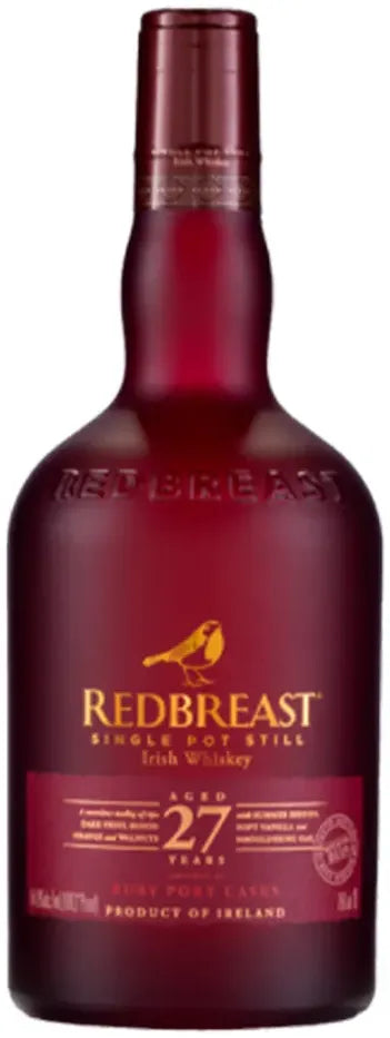 Redbreast 27 Year Old Single Pot Still Irish Whiskey 700ml-Spirits-Redbreast-Afterpay-Alcohol-Delivery-Barrel-and-Batch-