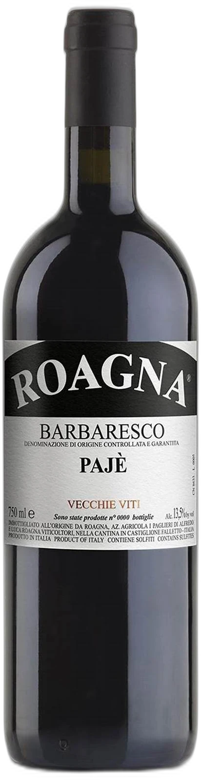Roagna Barbaresco Pajè Vecchie Viti 2019 750ml | Barrel & Batch