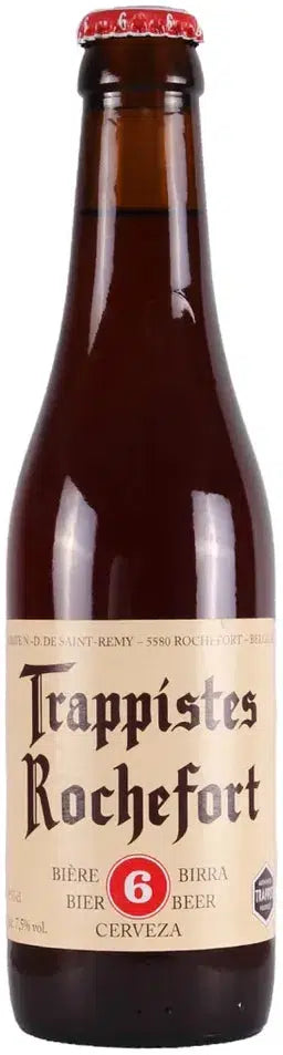 Rochefort Trappistes 6 330ml-Beer-Rochefort-Afterpay-Alcohol-Delivery-Barrel-and-Batch-