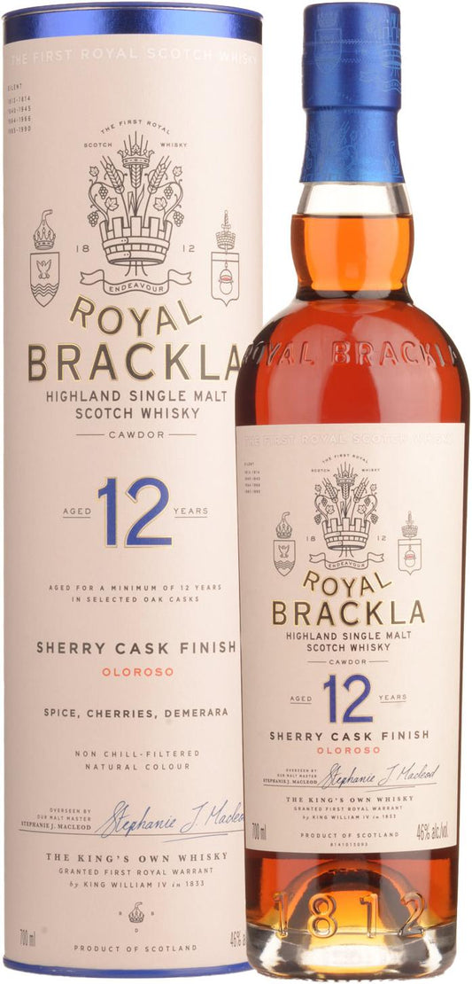 Royal Brackla 12 Year Old Single Malt Scotch Whisky 700ml