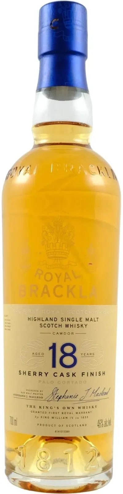Royal Brackla 18 Year Old Single Malt Scotch Whisky 700ml | Barrel & Batch