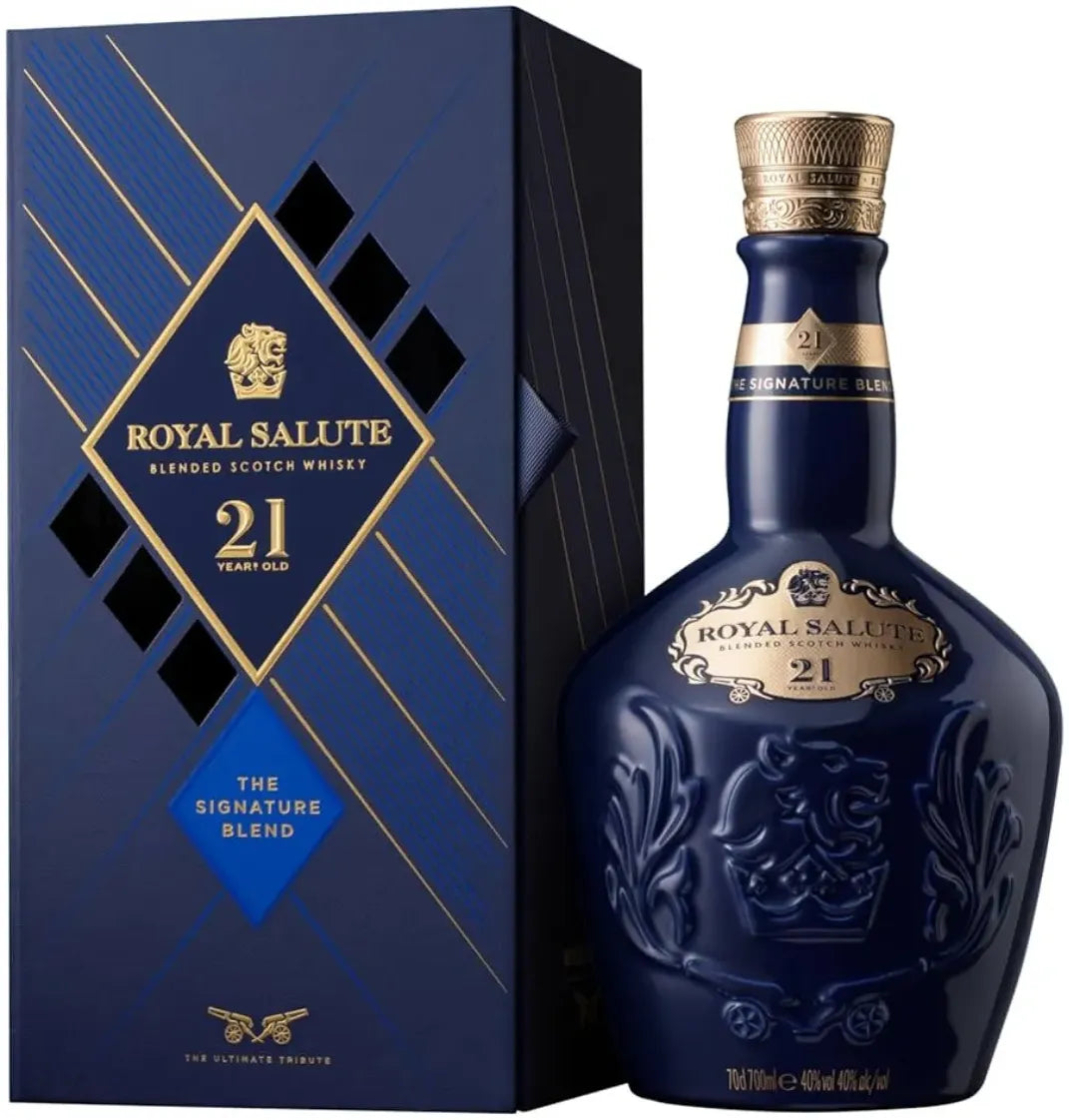 Chivas Regal 21 Year Old Royal Salute Blended Malt Scotch Whisky 700ml