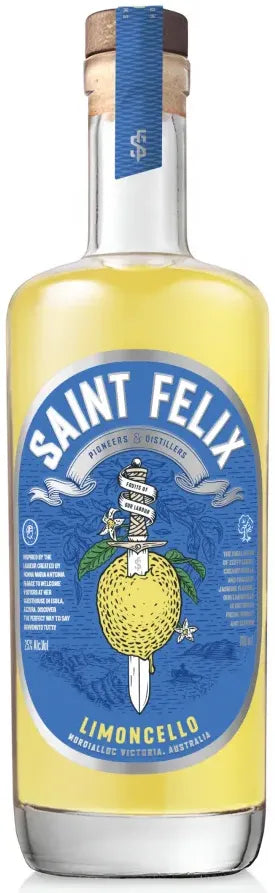 Saint Felix Distillery Limoncello 700ml-Spirits-Saint Felix Distillery-Afterpay-Alcohol-Delivery-Barrel-and-Batch-