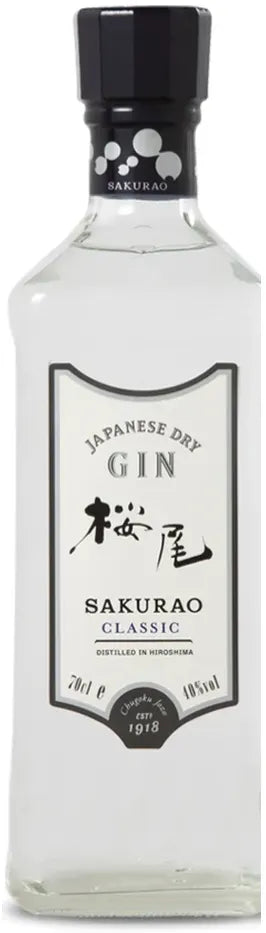 Sakurao Classic Japanese Gin 700ml-Spirits-Sakurao-Afterpay-Alcohol-Delivery-Barrel-and-Batch-