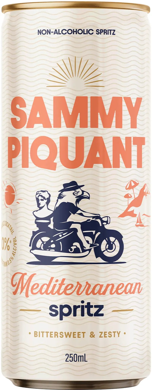 Sammy Piquant Mediterranean Spritz 24 Pack Cans 250ml | Barrel & Batch