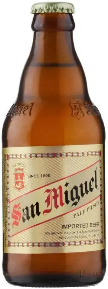San Miguel Pale Pilsen 330ml-Beer-San Miguel-Afterpay-Alcohol-Delivery-Barrel-and-Batch-