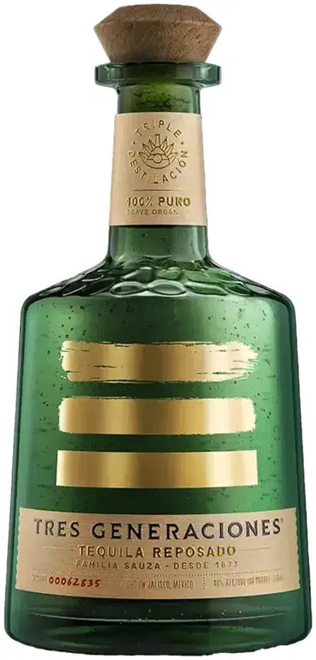 Sauza Tres Generaciones Resposado Tequila 750ml-Spirits-Sauza-Afterpay-Alcohol-Delivery-Barrel-and-Batch-