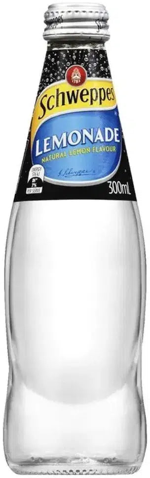 Schweppes Glass Lemonade 300ml-Non-Alcoholic-Schweppes-Afterpay-Alcohol-Delivery-Barrel-and-Batch-