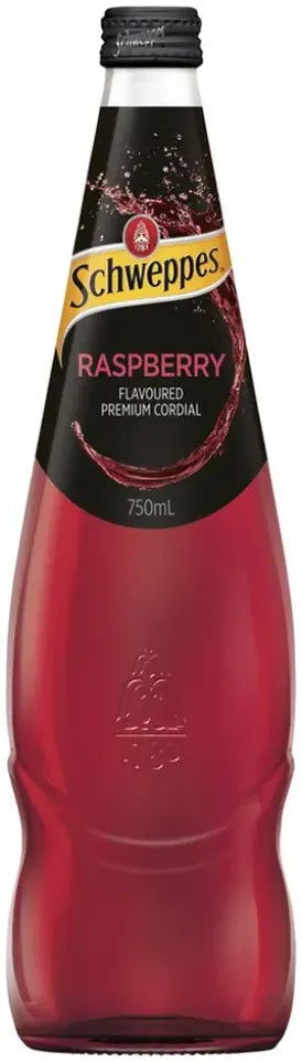 Schweppes Raspberry Cordial 750ml-Non-Alcoholic-Schweppes-[afterpay_alcohol_delivery]-[buy_spirits_online]-[buy_wine_online]-Barrel & Batch