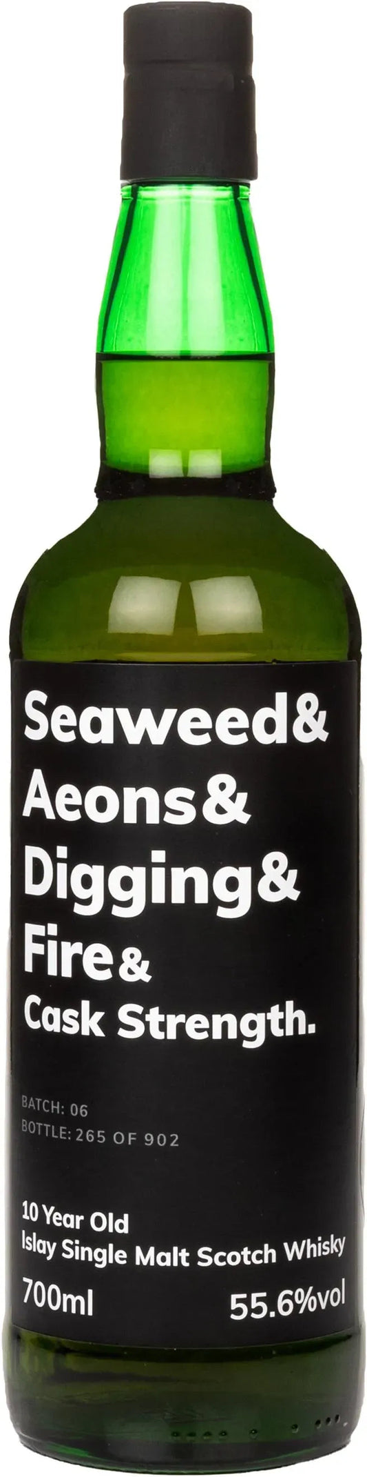 Seaweed & Aeons & Digging & Fire & Cask Strength 10 Year Old Single Malt Scotch Whisky 700ml-Spirits-Seaweed & Aeons & Digging & Fire-Afterpay-Alcohol-Delivery-Barrel-and-Batch-