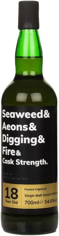 Seaweed & Aeons & Digging & Fire & Cask Strength 18 Year Single Malt Scotch Whisky 700ml-Spirits-Seaweed & Aeons & Digging & Fire-Afterpay-Alcohol-Delivery-Barrel-and-Batch-