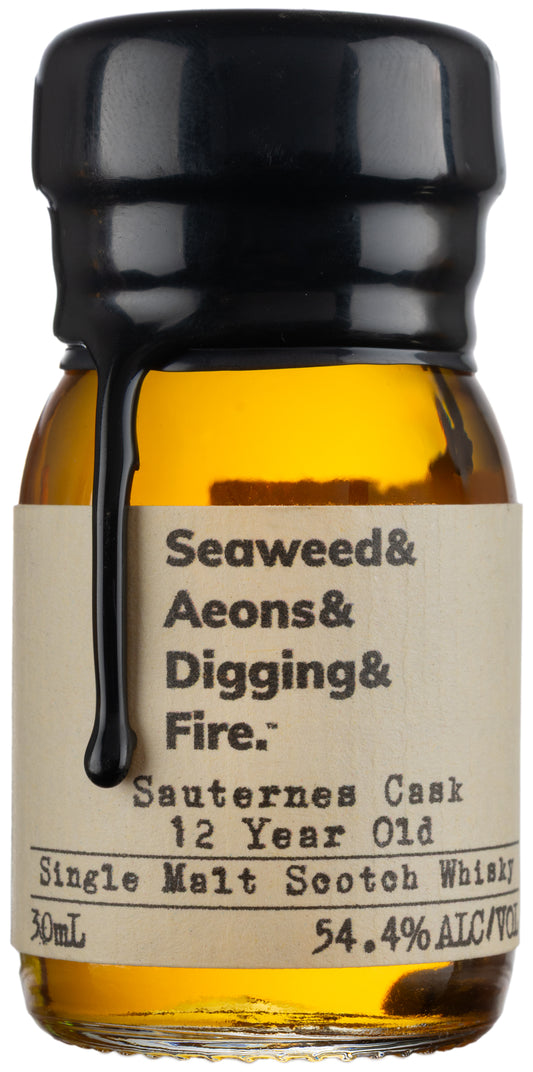 Seaweed & Aeons & Digging & Fire Sauternes Cask 12 Year Old Single Malt Scotch Whisky 30ml | Barrel & Batch