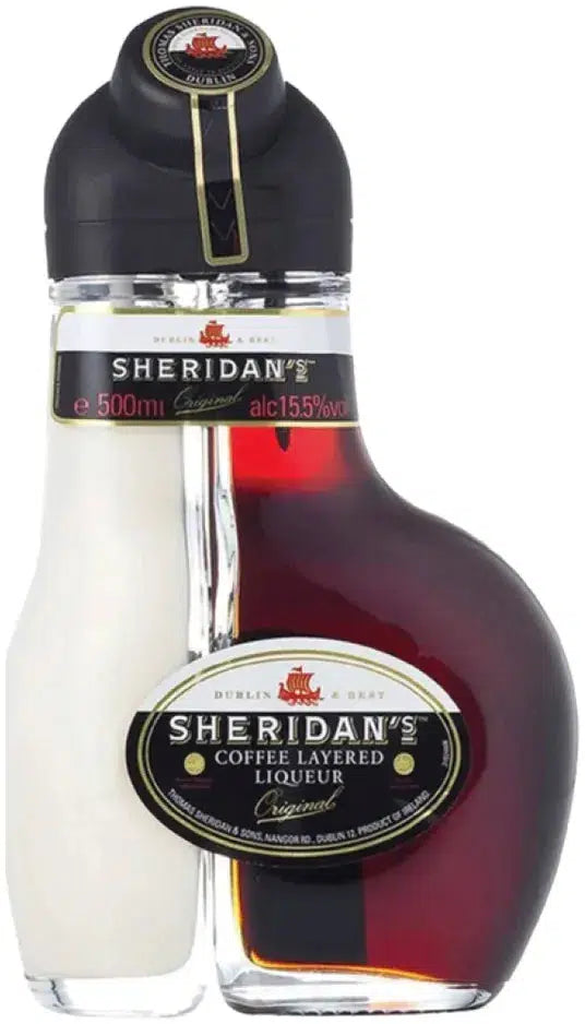 Sheridan's Coffee Layered Liqueur 500ml-Spirits-Sheridan's-Afterpay-Alcohol-Delivery-Barrel-and-Batch-