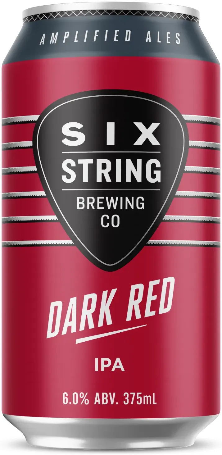Six String Dark Red IPA 6% Cans 375ml | Barrel & Batch