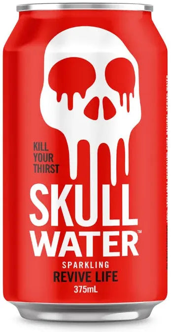Skull Water Sparkling 10 Pack Cans 375ml | Barrel & Batch