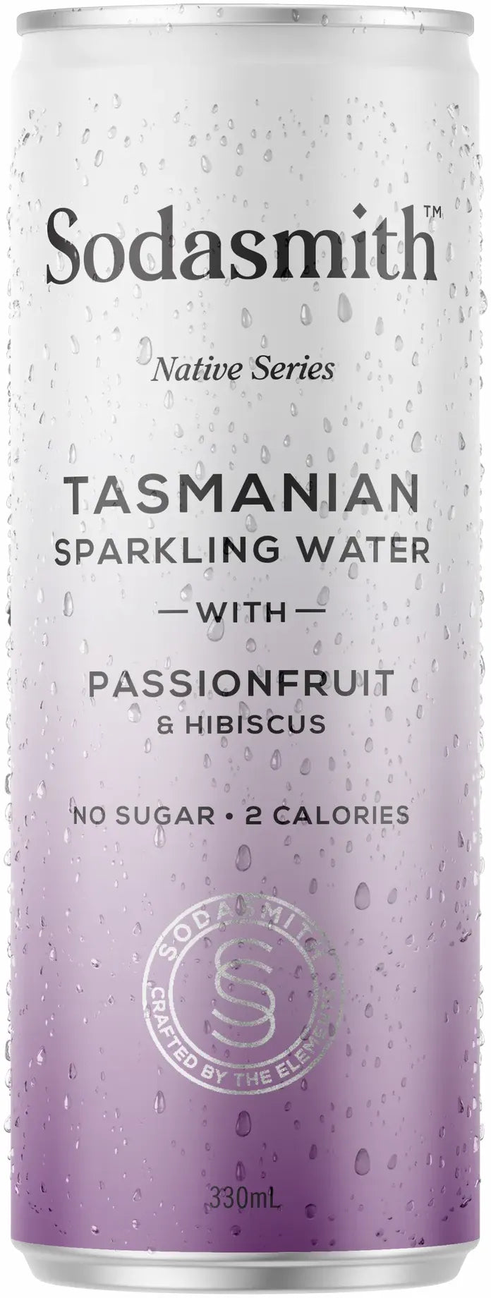 Sodasmith Sparkling Passionfruit & Hibiscus Water 330ml-Non-Alcoholic-Sodasmith-Afterpay-Alcohol-Delivery-Barrel-and-Batch-