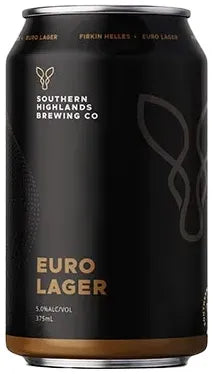Southern Highlands Brewing Co Firkin Helles Euro Lager 5% 24 Pack Cans 375ml | Barrel & Batch
