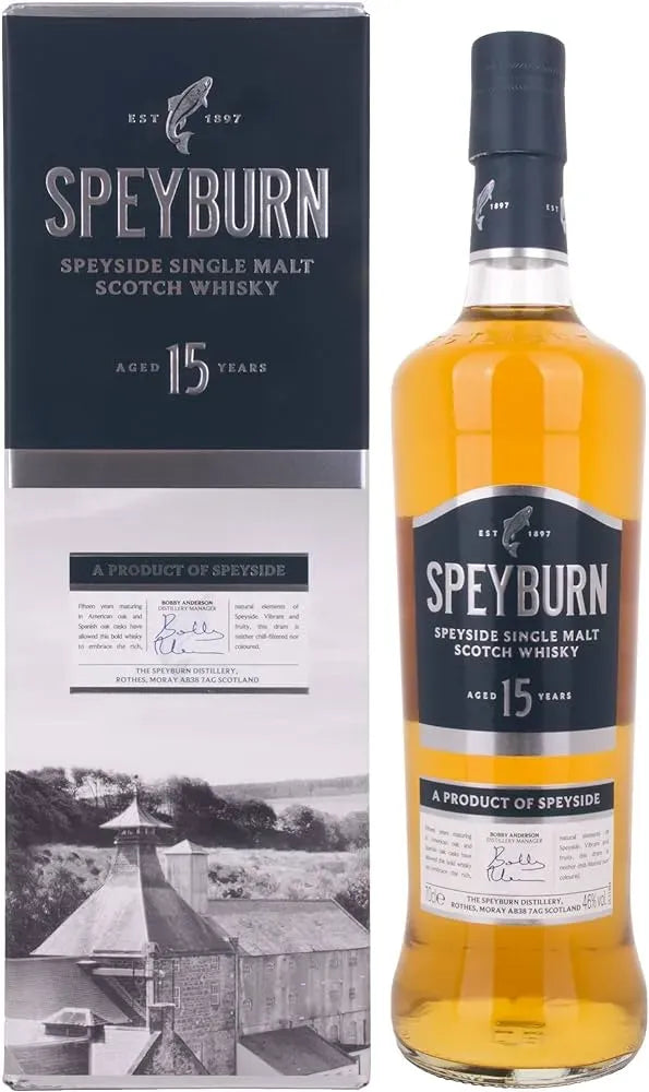 Speyburn 15 Year Old Single Malt Scotch Whisky 700ml-Spirits-Speyburn-Afterpay-Alcohol-Delivery-Barrel-and-Batch-