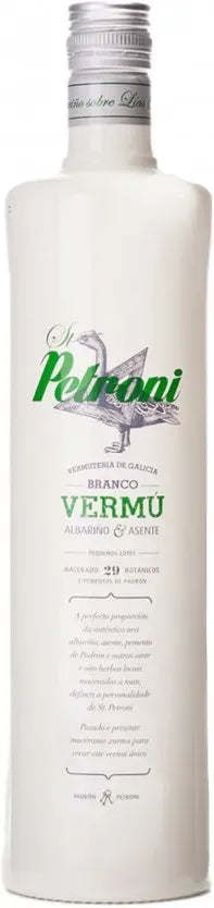 St Petroni Vermu Branco Spanish White Vermouth 1L-Spirits-St Petroni-Afterpay-Alcohol-Delivery-Barrel-and-Batch-