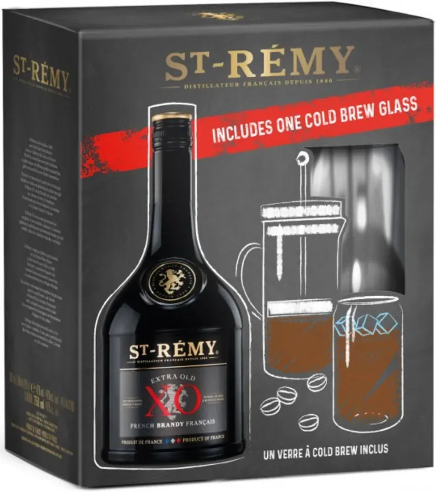 Buy St Remy XO Cafe Glass Pack 700ml Online at Barrel and Batch